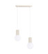 Halo Bar Pendant Ceiling Light Beige 2x G9-1