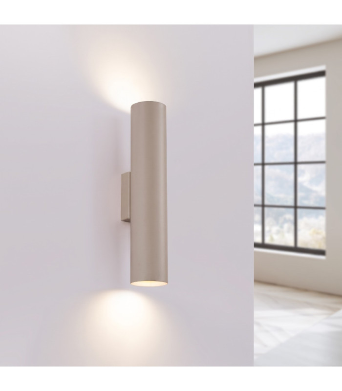 Lagos Up & Down Wall Lamp Taupe 2x GU10-4
