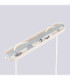 Halo Bar Pendant Ceiling Light Beige 2x G9-10
