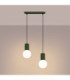 Halo Bar Pendant Ceiling Light Olive Green 2x G9-4