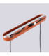 Halo Bar Pendant Ceiling Light Red Ochre 2x G9-10