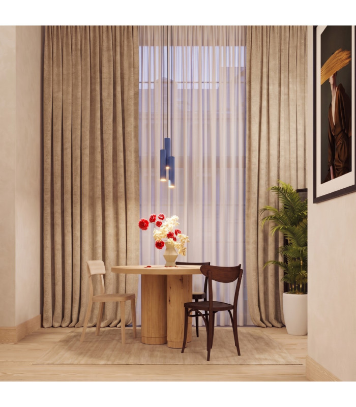 Lagos Slim Pendant Ceiling Light Ultramarine 1x GU10-2