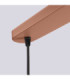 Halo Bar Pendant Ceiling Light Mocca 2x G9-9