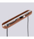 Halo Bar Pendant Ceiling Light Mocca 2x G9-10