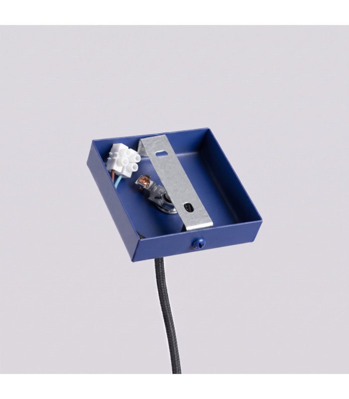 Lagos Slim Pendant Ceiling Light Ultramarine 1x GU10-5