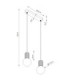 Halo Bar Pendant Ceiling Light Mocca 2x G9-11