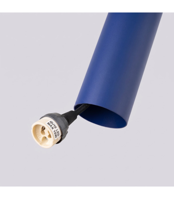 Lagos Slim Pendant Ceiling Light Ultramarine 1x GU10-7