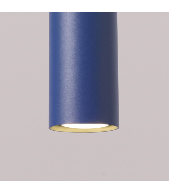 Lagos Slim Pendant Ceiling Light Ultramarine 1x GU10-8