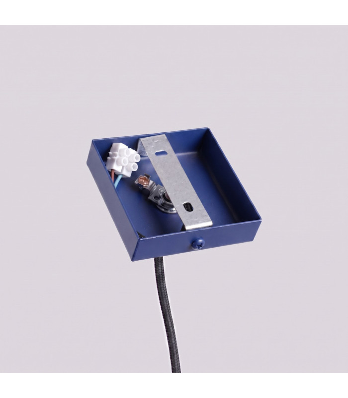 Lagos Slim Pendant Ceiling Light Ultramarine 1x GU10-9