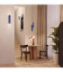 Lagos Slim Pendant Ceiling Light Ultramarine 1x GU10-12
