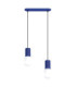 Halo Bar Pendant Ceiling Light Ultramarine 2x G9-1