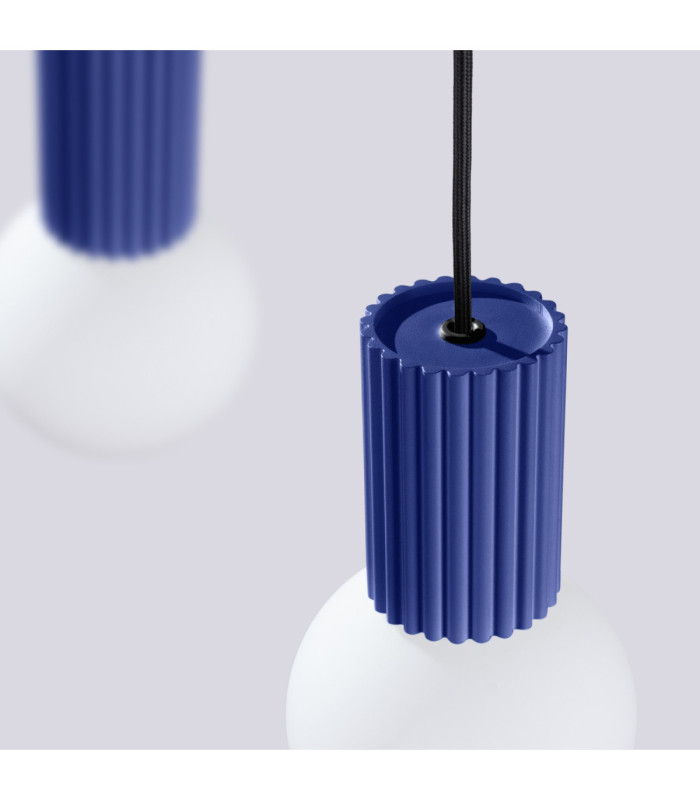 Halo Bar Pendant Ceiling Light Ultramarine 2x G9-7