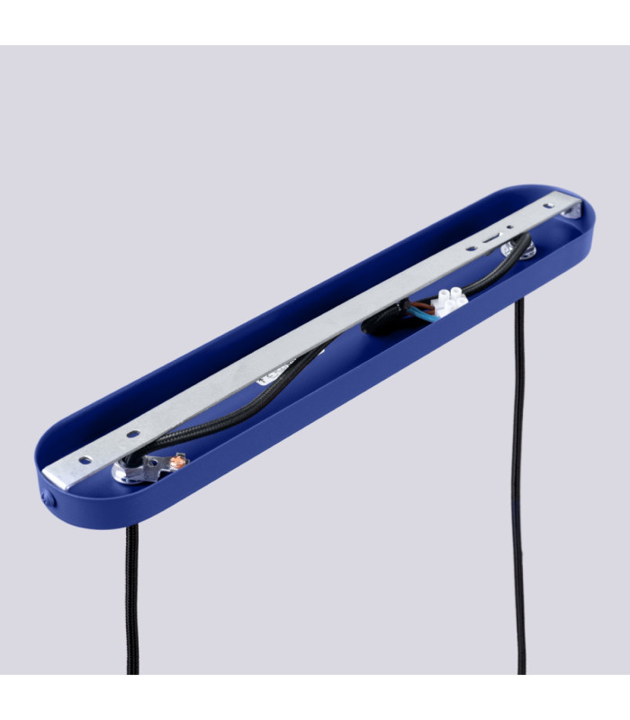 Halo Bar Pendant Ceiling Light Ultramarine 2x G9-10