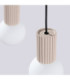 Halo Bar Pendant Ceiling Light Taupe 2x G9-7