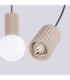 Halo Bar Pendant Ceiling Light Taupe 2x G9-8