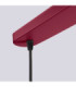Halo Bar Pendant Ceiling Light Burgundy 2x G9-9