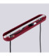 Halo Bar Pendant Ceiling Light Burgundy 2x G9-10