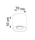 Orbis Surface Mounted Downlight Beige 1x GU10-11