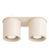Orbis Twin Surface Mounted Downlight Beige 2x GU10-1