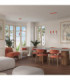 Halo Bar Pendant Ceiling Light Peach 2x G9-13