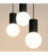 Halo Bar Pendant Ceiling Light Black 3x G9-5