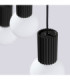 Halo Bar Pendant Ceiling Light Black 3x G9-7