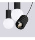 Halo Bar Pendant Ceiling Light Black 3x G9-8