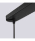 Halo Bar Pendant Ceiling Light Black 3x G9-9