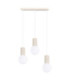 Halo Bar Pendant Ceiling Light Beige 3x G9-1