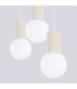 Halo Bar Pendant Ceiling Light Beige 3x G9-6