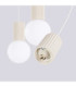 Halo Bar Pendant Ceiling Light Beige 3x G9-8