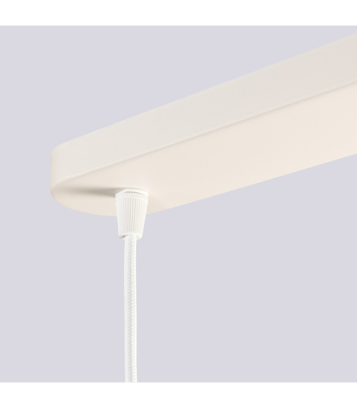 Halo Bar Pendant Ceiling Light Beige 3x G9-9