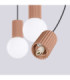 Halo Bar Pendant Ceiling Light Mocca 3x G9-8