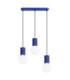 Halo Bar Pendant Ceiling Light Ultramarine 3x G9-1