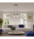 Halo Bar Pendant Ceiling Light Ultramarine 3x G9-2