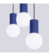 Halo Bar Pendant Ceiling Light Ultramarine 3x G9-6
