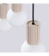 Halo Bar Pendant Ceiling Light Taupe 3x G9-7