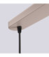 Halo Bar Pendant Ceiling Light Taupe 3x G9-9