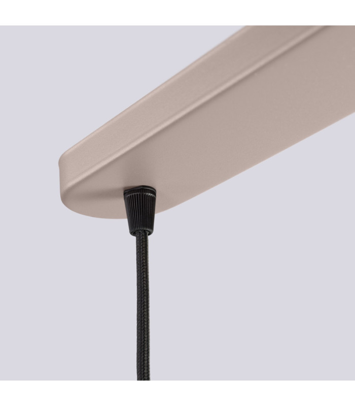 Halo Bar Pendant Ceiling Light Taupe 3x G9-9