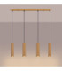 Karbon Hanging Bar Pendant Ceiling Light Gold 4x GU10-4