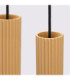Karbon Hanging Bar Pendant Ceiling Light Gold 4x GU10-9