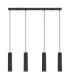 Karbon Hanging Bar Pendant Ceiling Light Black 4x GU10-1