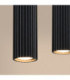 Karbon Hanging Bar Pendant Ceiling Light Black 4x GU10-6