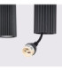 Karbon Hanging Bar Pendant Ceiling Light Black 4x GU10-10