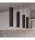 Karbon Hanging Bar Pendant Ceiling Light Black 4x GU10-14