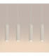 Karbon Hanging Bar Pendant Ceiling Light Beige 4x GU10-7