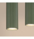 Karbon Hanging Bar Pendant Ceiling Light Olive Green 4x GU10-6
