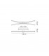 Wall Lamp, Picture Light, 2x 12W LED, 4000K, 1560lm, Polished Chrome - 2
