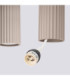 Karbon Hanging Bar Pendant Ceiling Light Taupe 4x GU10-10