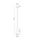 Kubbe Small Round Slim Pendant Ceiling Light Natural Wood 1x GU10-11